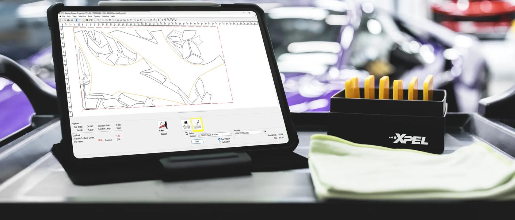 Computer-plotted templates and precision cutting tools